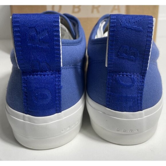 Obra Shoes Terra Canvas Low Blue/White Mens Size 9.5 Sneakers Made In Brazil New - Picture 3 of 8